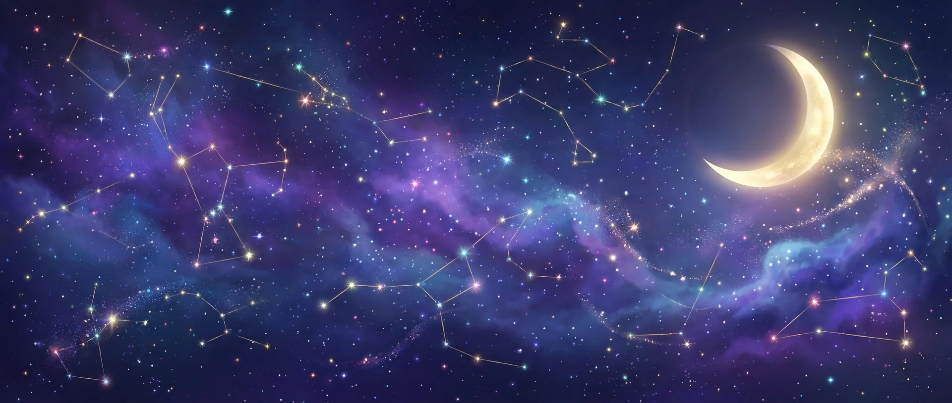 星空背景 - 灵魂摆渡4 | 每日星座运势与塔罗占卜
